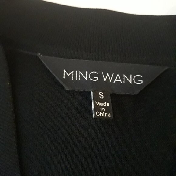 NWT Ming Wang Black Cardigan Sz S - Picture 7 of 10
